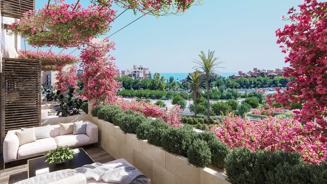 2 Zimmer Apartment zu verkaufen in Los Llanos, Estepona mit Pool Garage - 499.000 € (Ref: 9002915)