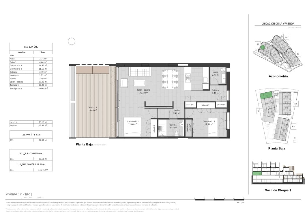 2 bedroom Penthouse for sale in Estepona with pool garage - € 605,000 (Ref: 9007790)