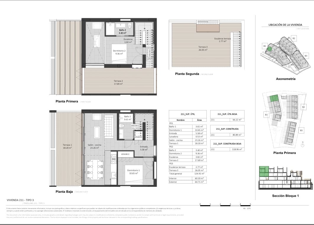 2 bedroom Penthouse for sale in Estepona with pool garage - € 605,000 (Ref: 9007790)