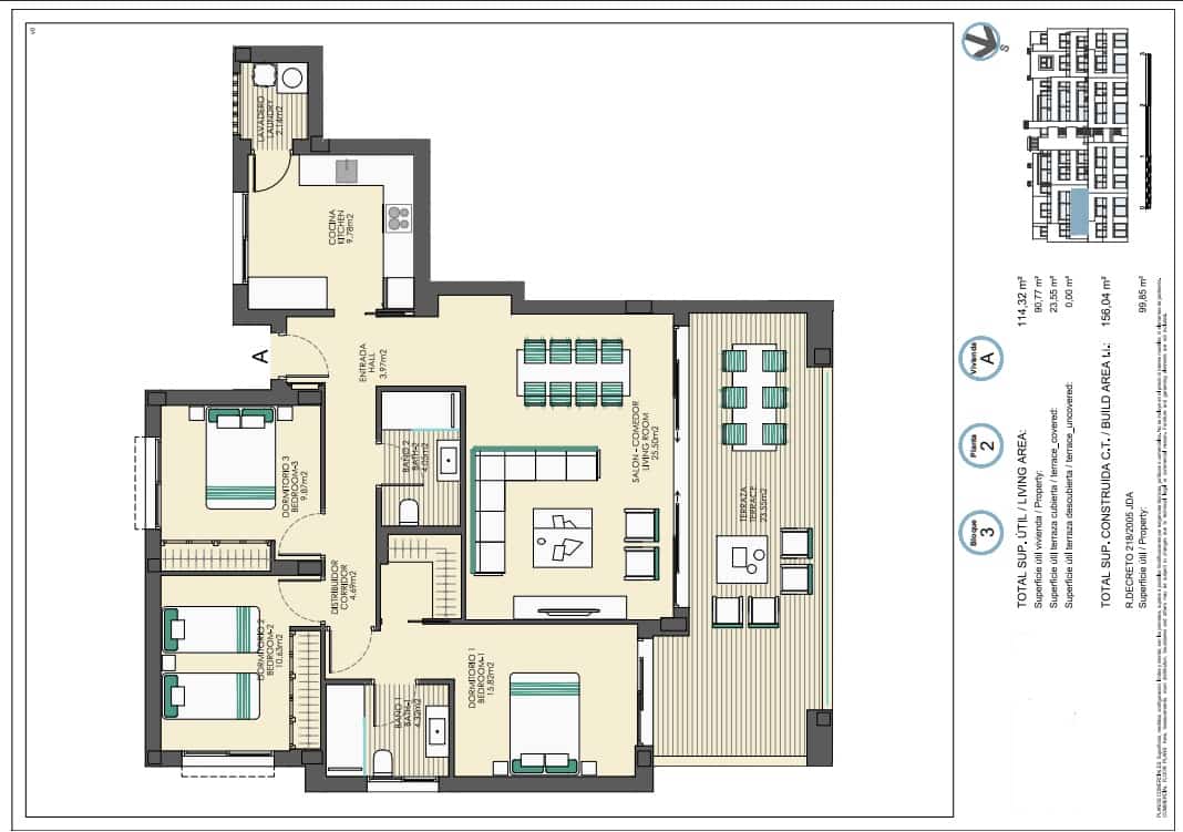 3 soveværelse Lejlighed til salg i Casares med swimmingpool garage - € 620.000 (Ref: 9031495)