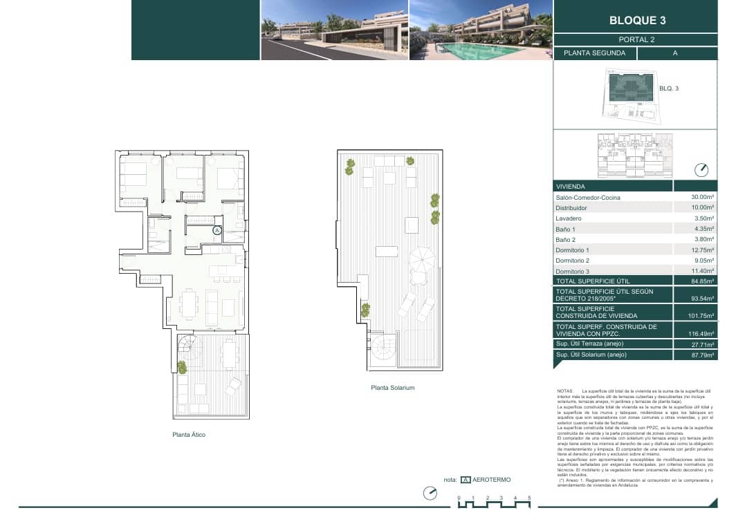3 sovrum Takvåning till salu i Estepona med pool garage - 895 000 € (Ref: 9036446)