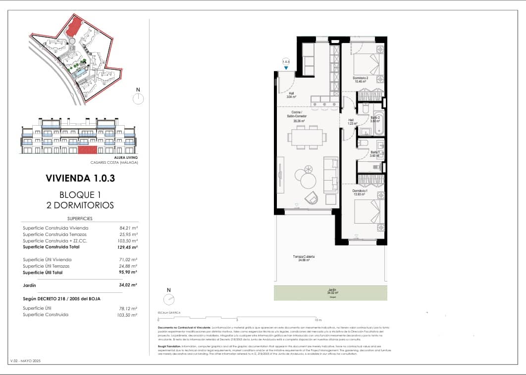 2 slaapkamer Appartement te koop in Casares met zwembad garage - € 463.000 (Ref: 9065168)