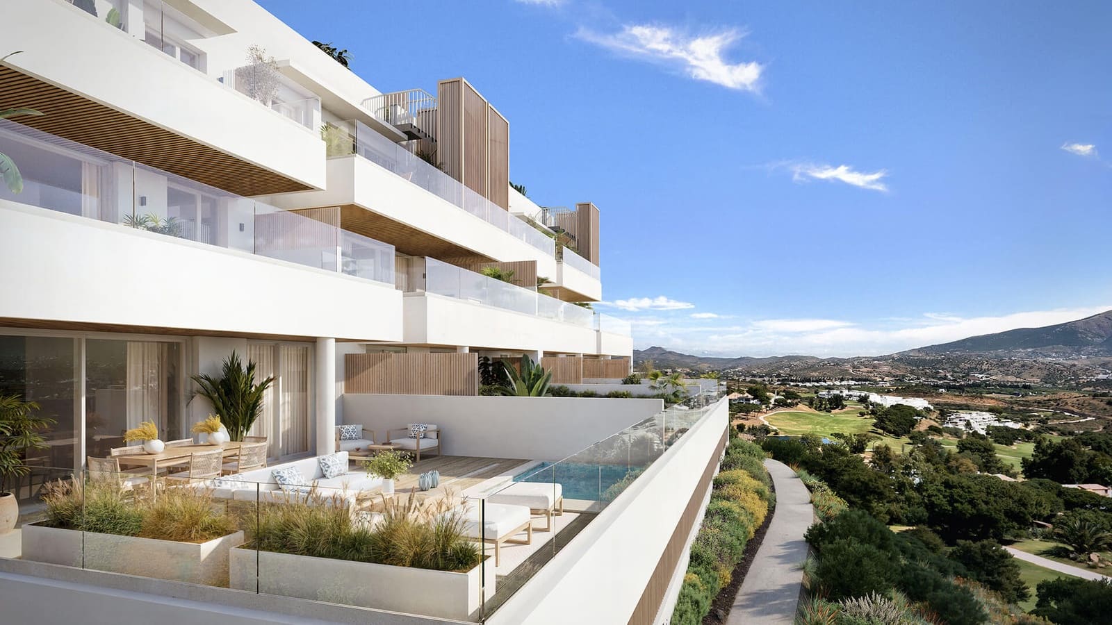 2 soveværelse Penthouse til salg i Mijas Costa med swimmingpool garage - € 594.900 (Ref: 9095231)