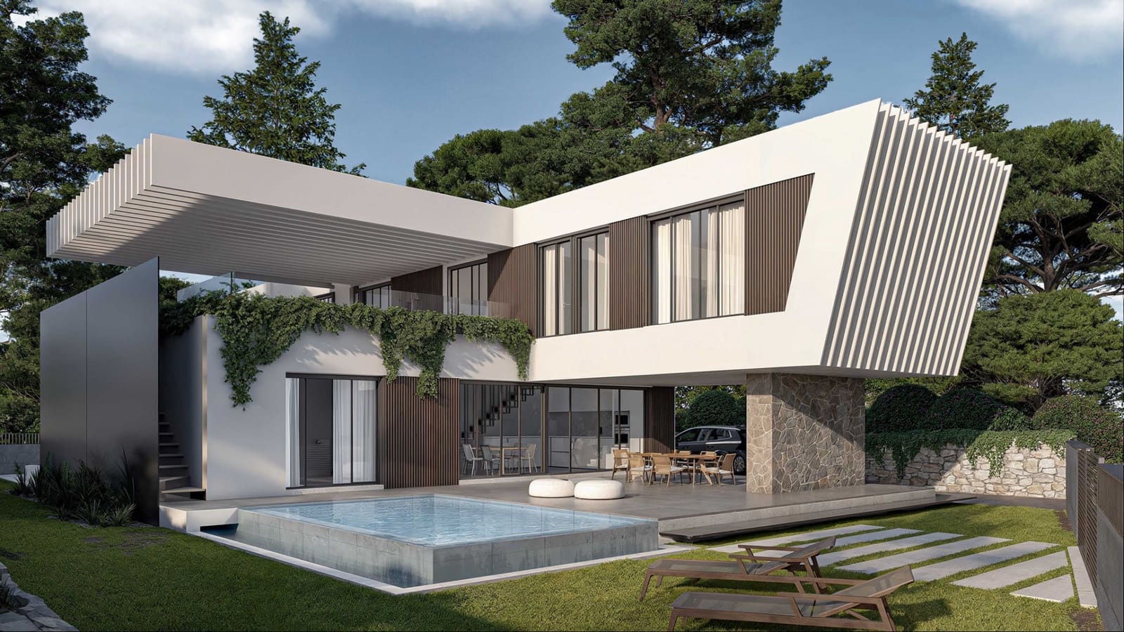 4 soveværelse Semi-Rækkehus til salg i Estepona med swimmingpool garage - € 1.250.000 (Ref: 9095236)
