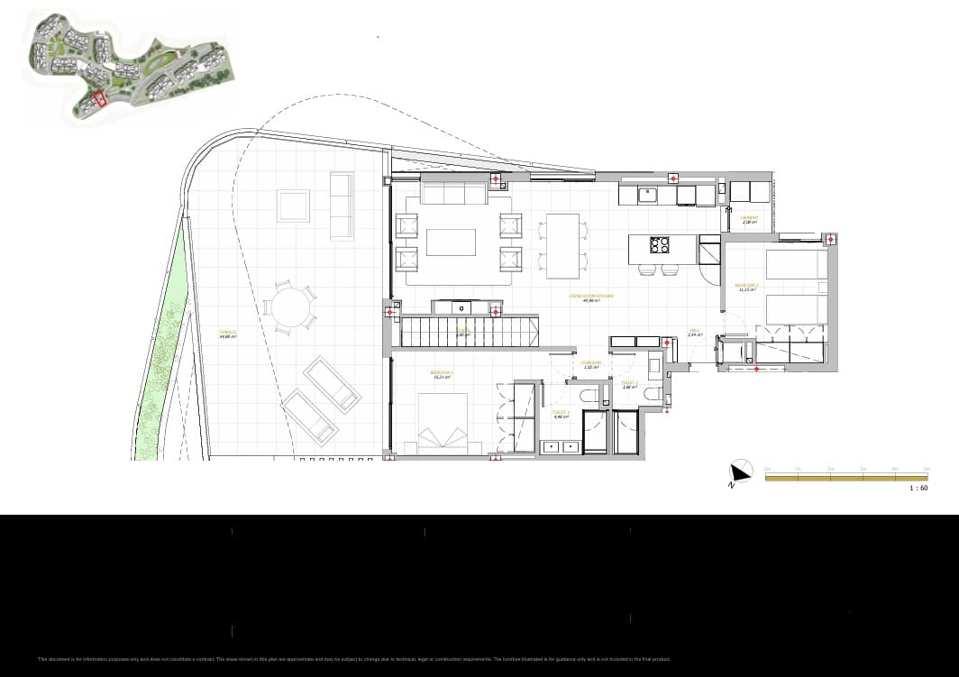 3 soverom Leilighet til salgs i Marbella med svømmebasseng garasje - € 740 000 (Ref: 9149243)
