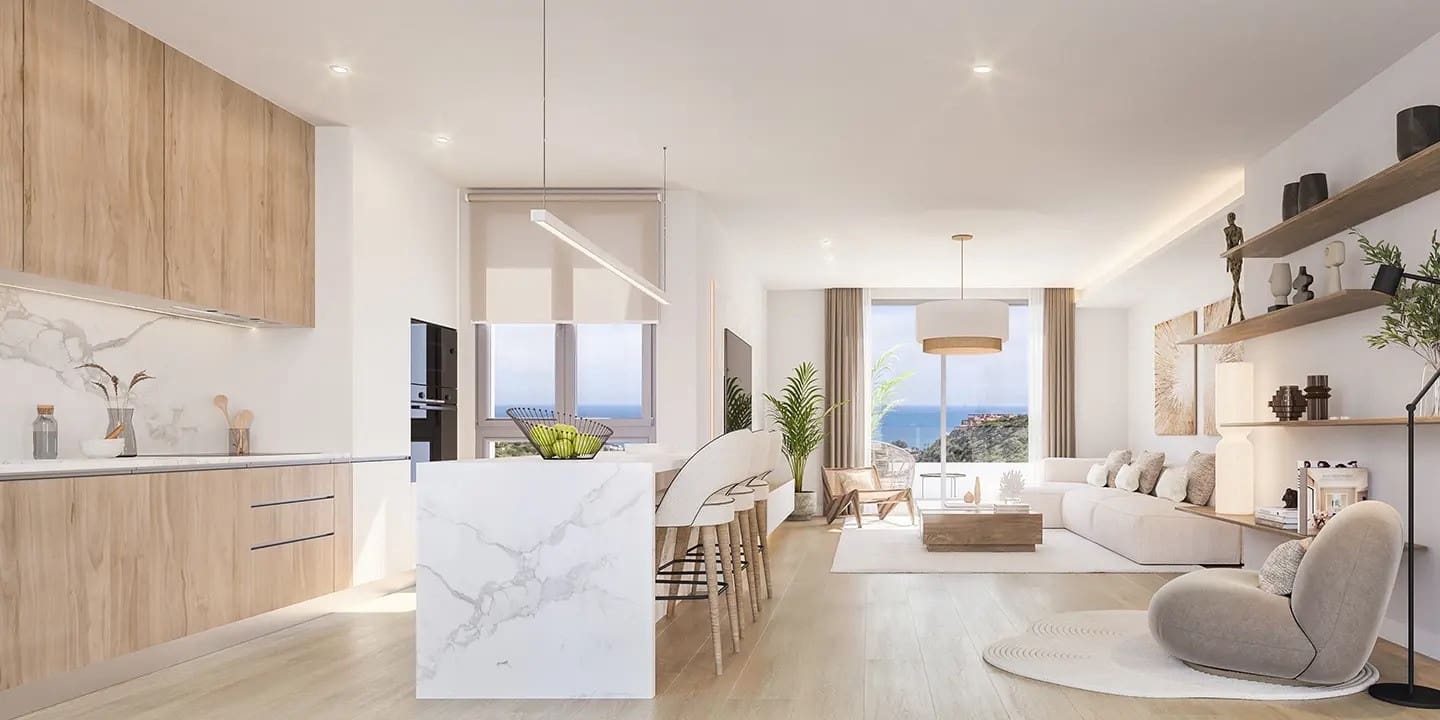 2 sypialnia Penthouse na sprzedaż w Manilva z basenem garażem - 415 642 € (Ref: 9153919)