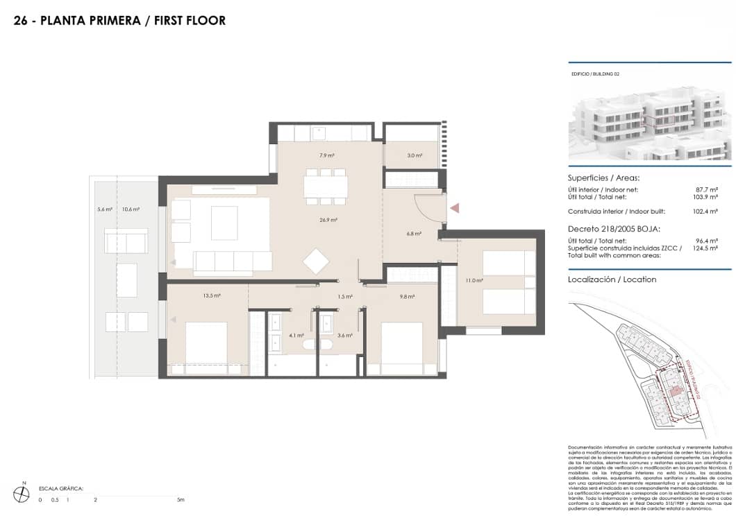 3 camera da letto Appartamento in vendita in Manilva con piscina garage - 338.795 € (Rif: 9153921)