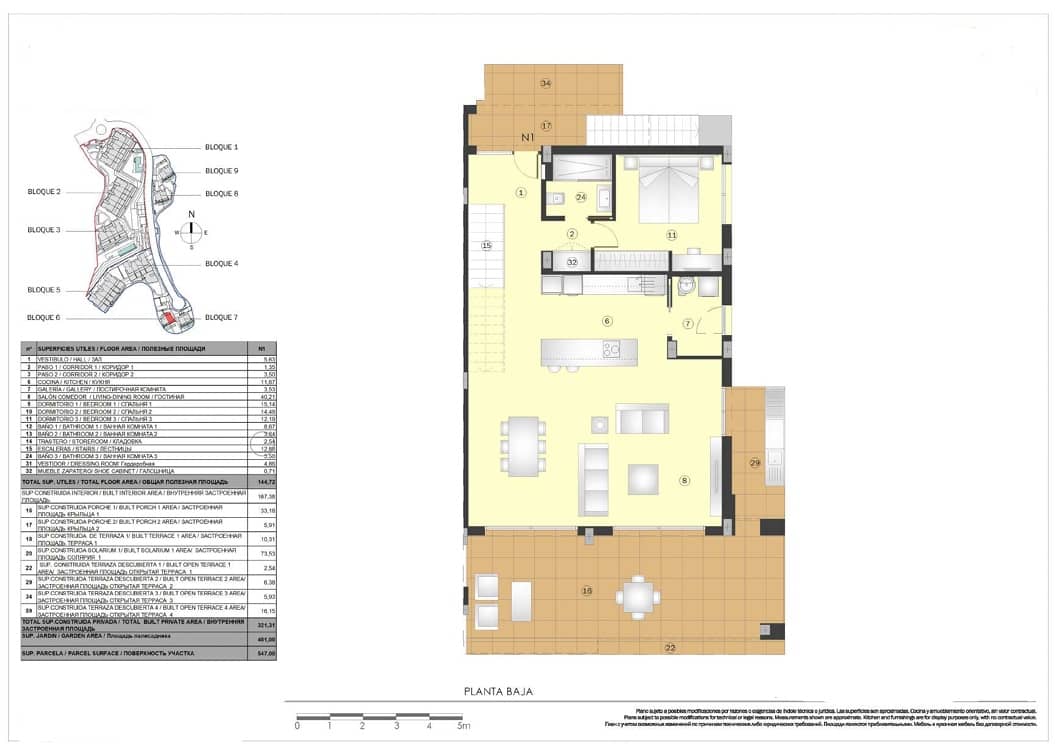 3 chambre Maison de Ville à vendre à New Golden Mile avec piscine garage - 1 468 000 € (Ref: 9178133)