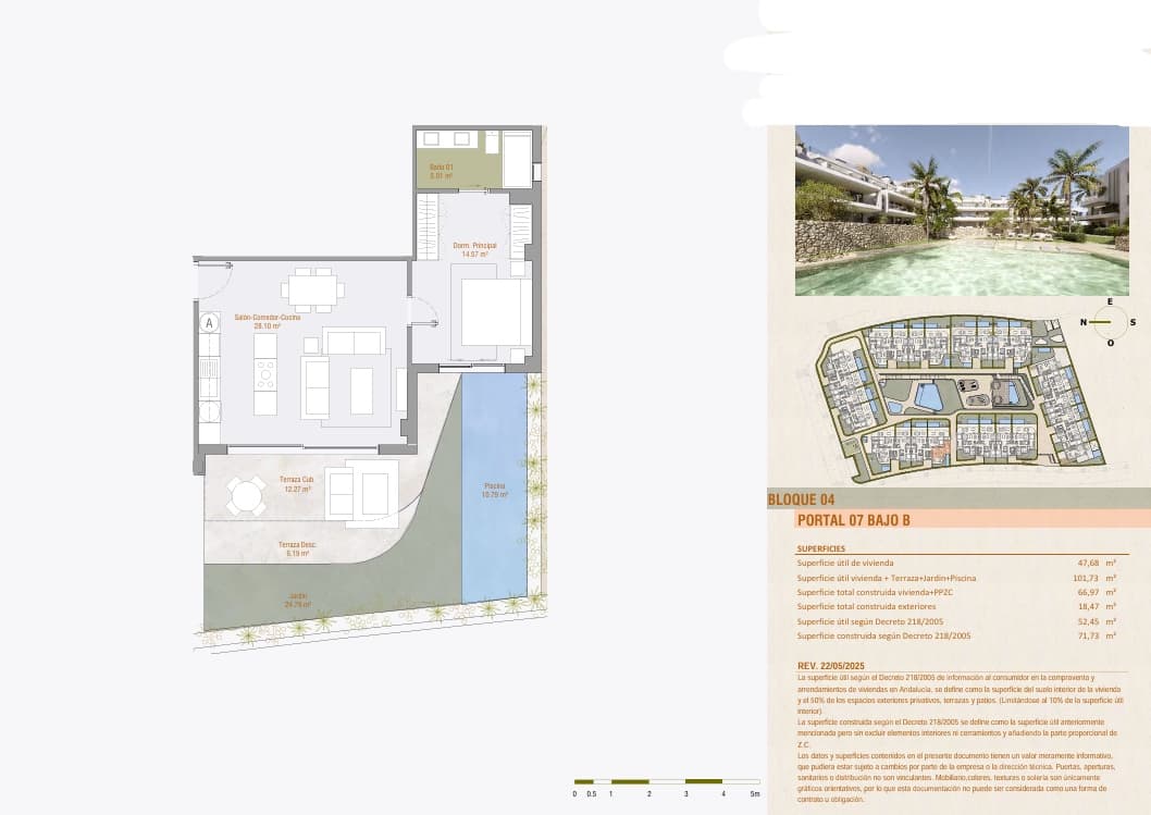 1 soverom Leilighet til salgs i Bahia Dorada med svømmebasseng garasje - € 439 000 (Ref: 9178138)