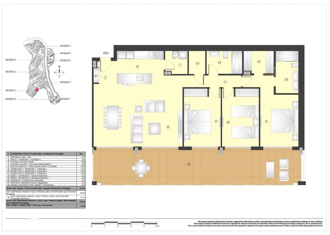 3 soverom Leilighet til salgs i New Golden Mile med svømmebasseng garasje - € 608 000 (Ref: 9178145)