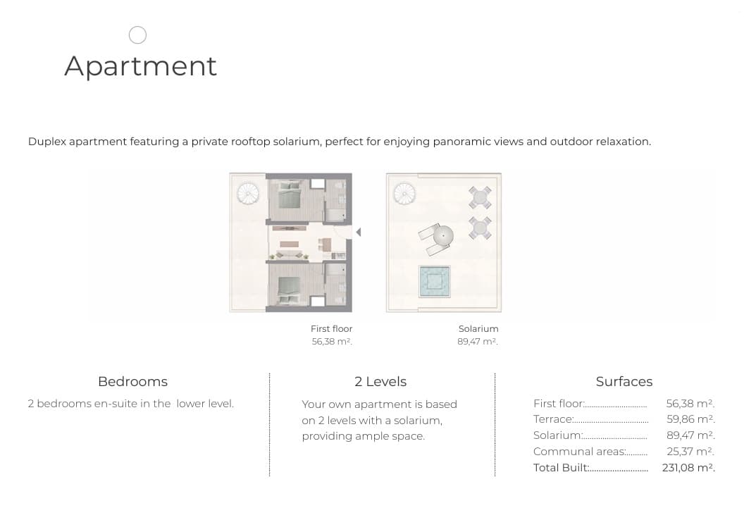 2 soverom Penthouse til salgs i Nueva Andalucia med svømmebasseng garasje - € 700 000 (Ref: 9188428)