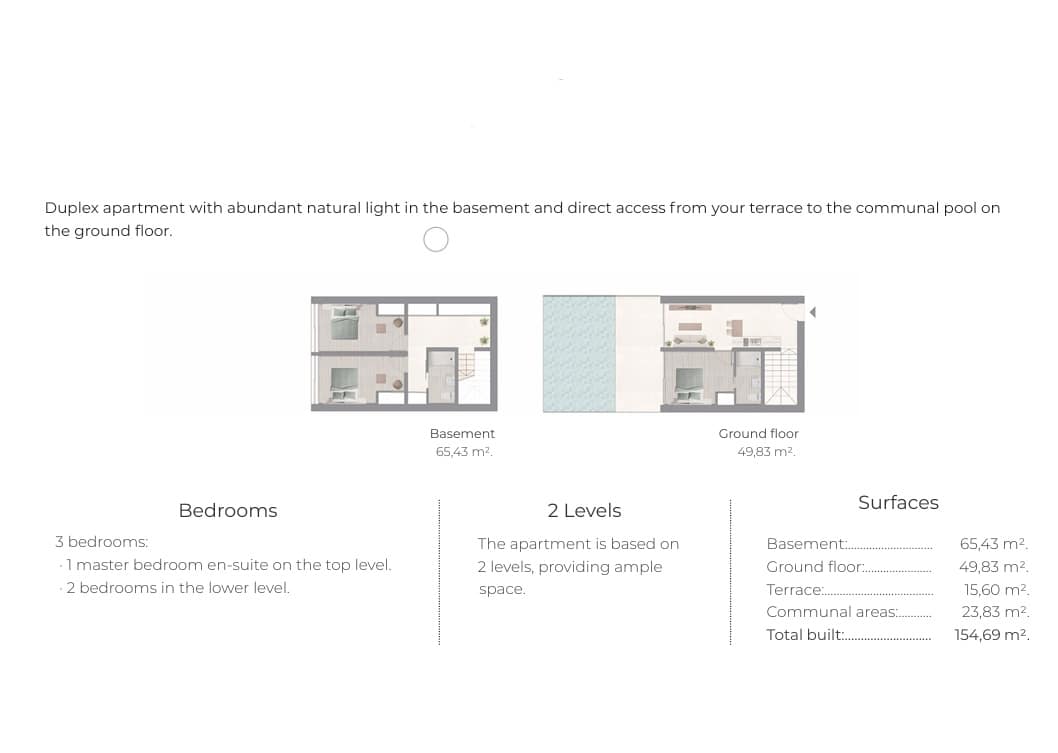 2 soverom Penthouse til salgs i Nueva Andalucia med svømmebasseng garasje - € 700 000 (Ref: 9188428)
