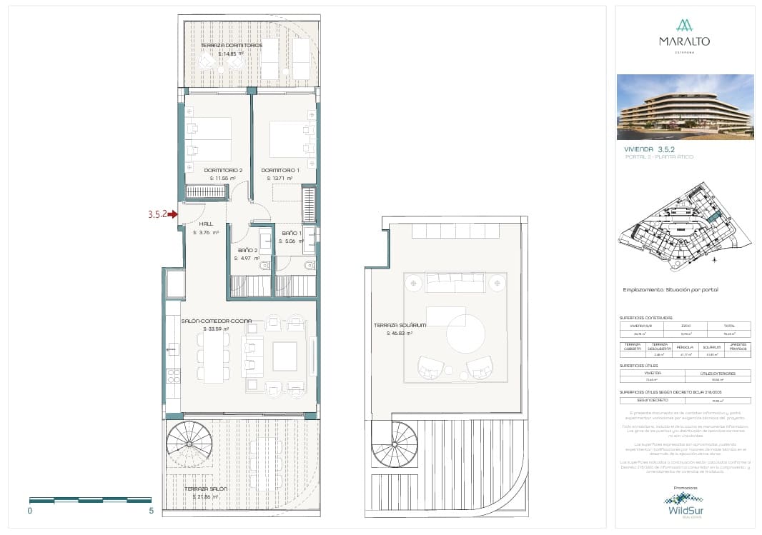 3 slaapkamer Appartement te koop in Estepona met zwembad garage - € 505.000 (Ref: 9193797)