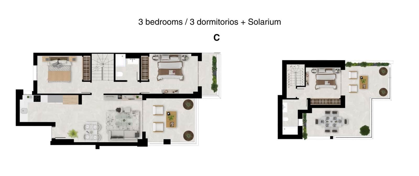 2 chambre Penthouse à vendre à Mijas Costa avec piscine garage - 455 000 € (Ref: 9193799)