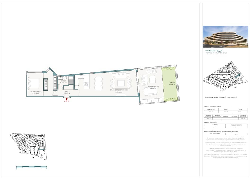 1 makuuhuone Huoneisto myytävänä paikassa Estepona mukana uima-altaan 
autotalli - 445 000 € (Ref: 9193802)