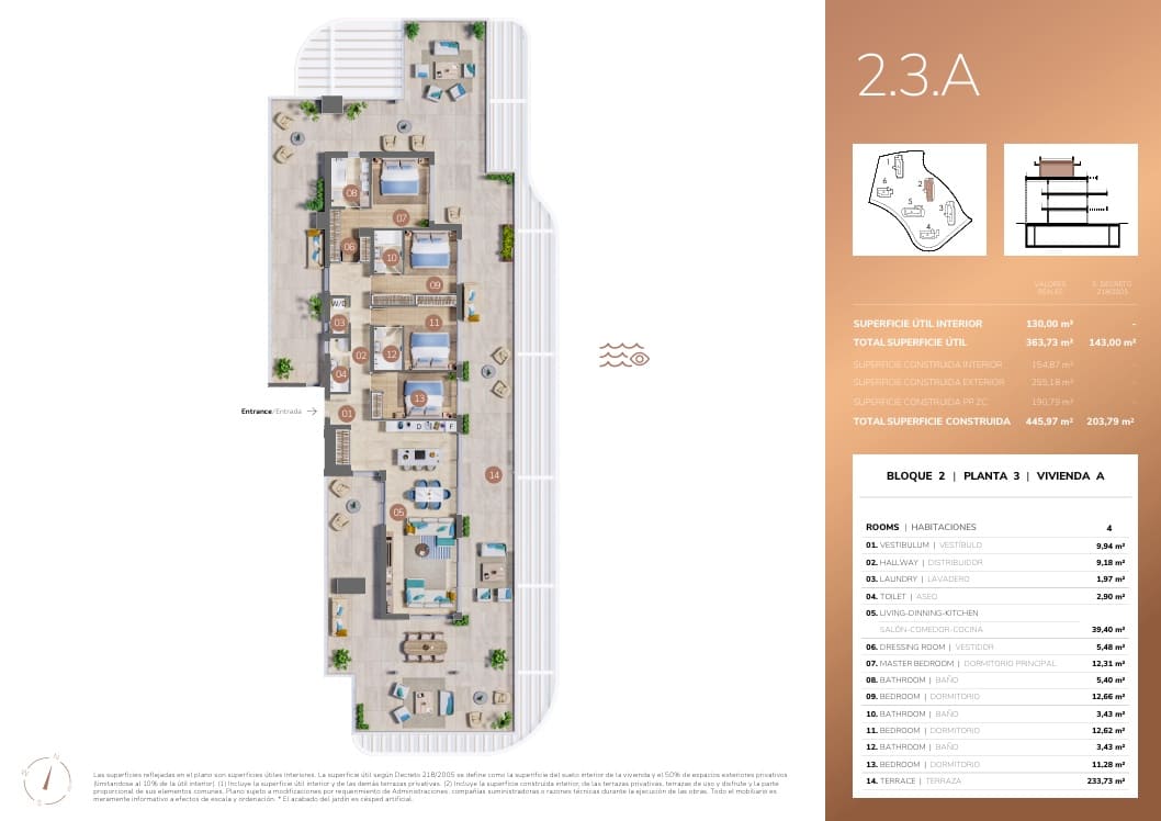 1 camera da letto Appartamento in vendita in Mijas con piscina garage - 395.000 € (Rif: 9193803)