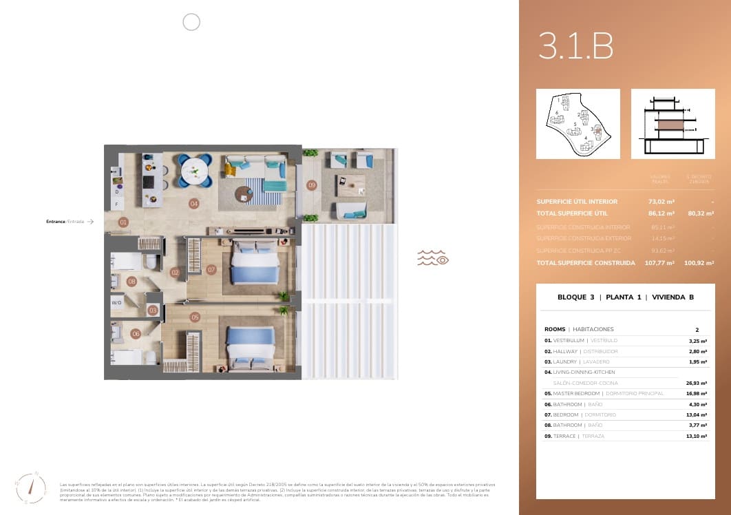 1 camera da letto Appartamento in vendita in Mijas con piscina garage - 395.000 € (Rif: 9193803)