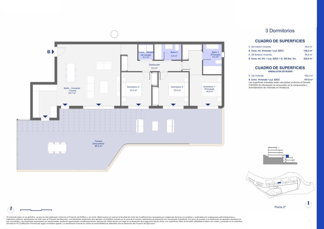 2 soveværelse Penthouse til salg i La Alcaidesa med swimmingpool garage - € 602.000 (Ref: 9226489)