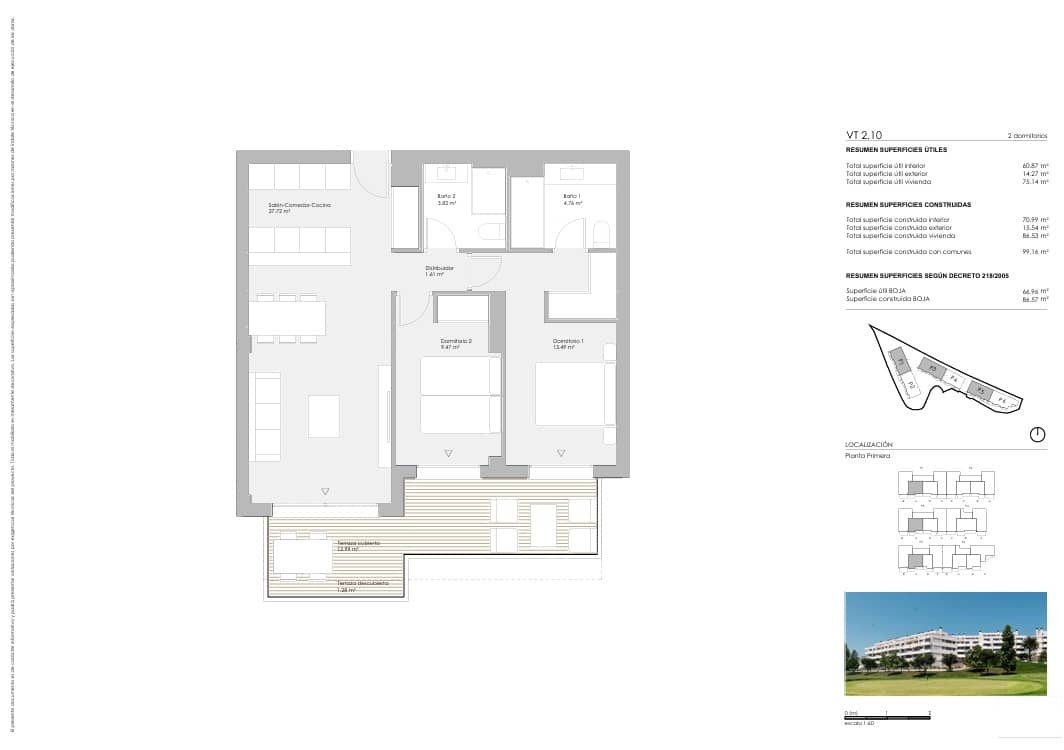 3 soveværelse Lejlighed til salg i Mijas Costa med swimmingpool garage - € 419.000 (Ref: 9378830)