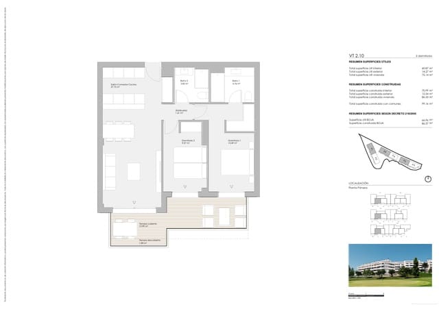 3 soveværelse Lejlighed til salg i Mijas Costa, Mijas med swimmingpool garage - € 419.000 (Ref: 9378830)