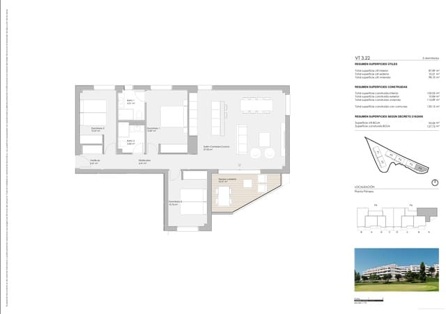 3 soveværelse Lejlighed til salg i Mijas Costa, Mijas med swimmingpool garage - € 419.000 (Ref: 9378830)