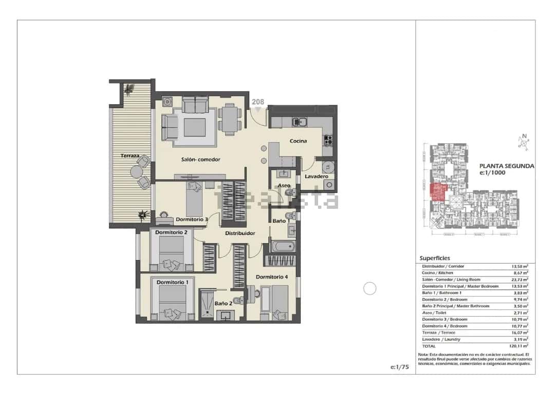 2 soverom Leilighet til salgs i Nueva Andalucia med svømmebasseng garasje - € 395 000 (Ref: 9403017)