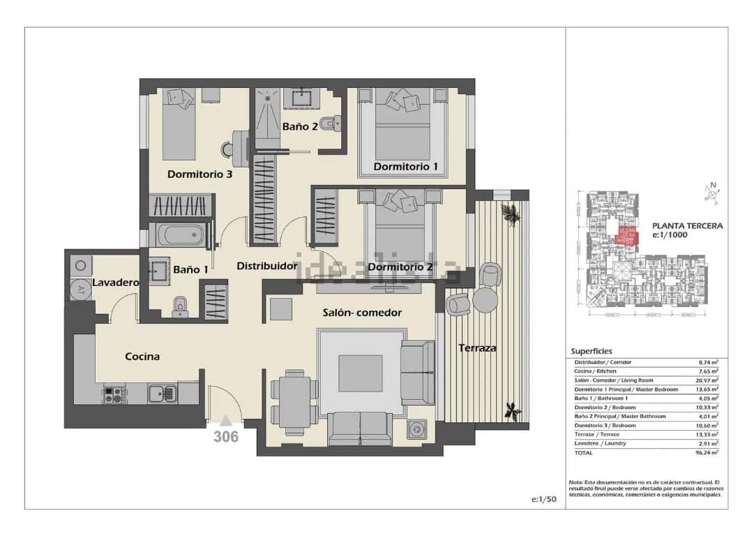 2 soveværelse Lejlighed til salg i Nueva Andalucia med swimmingpool garage - € 395.000 (Ref: 9403017)
