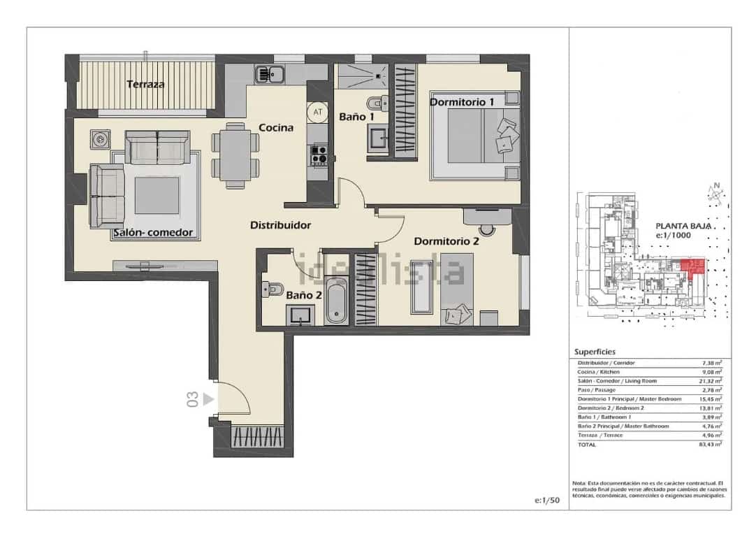2 soveværelse Lejlighed til salg i Nueva Andalucia med swimmingpool garage - € 395.000 (Ref: 9403017)