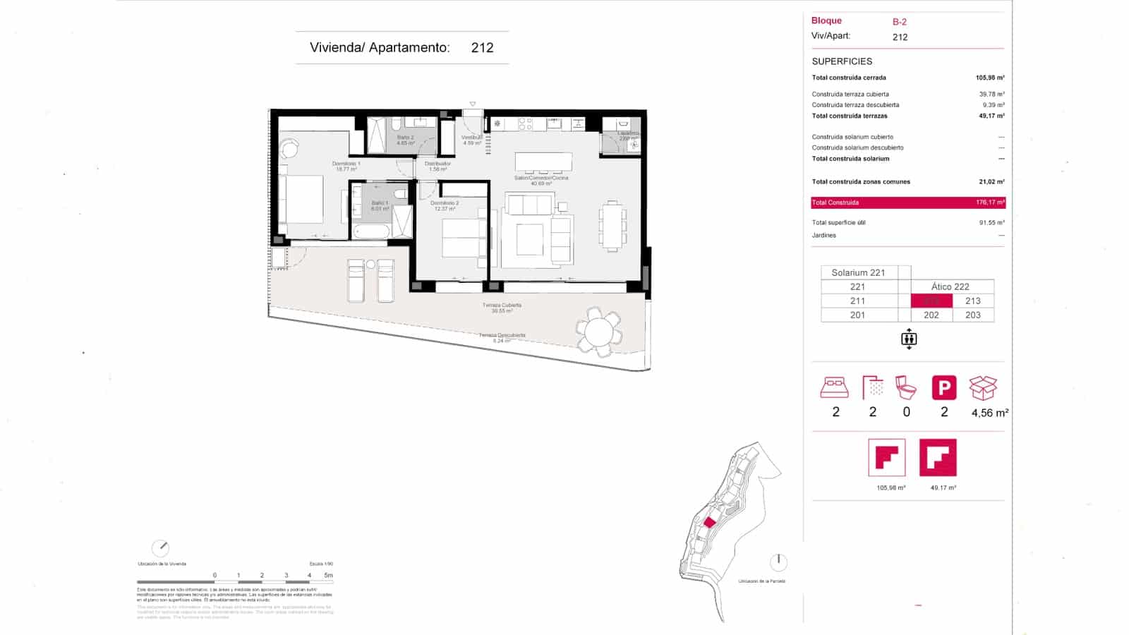 2 soverom Leilighet til salgs i Benahavis med svømmebasseng garasje - € 980 000 (Ref: 9406316)