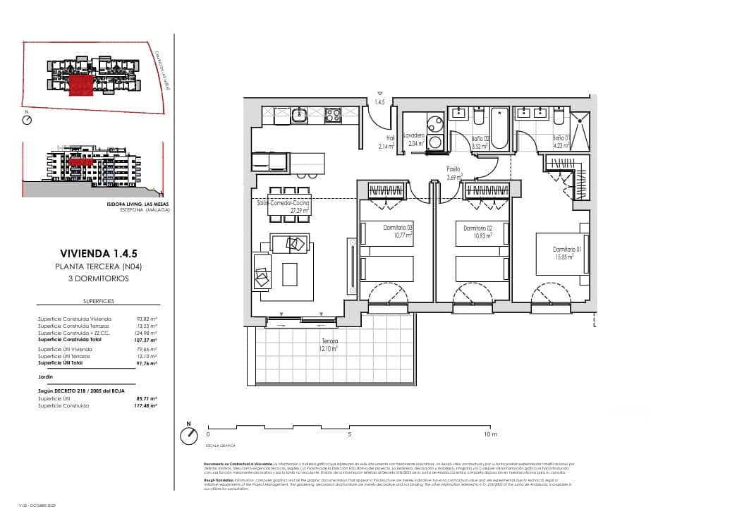 3 chambre Appartement à vendre à Estepona avec piscine garage - 477 000 € (Ref: 9422062)