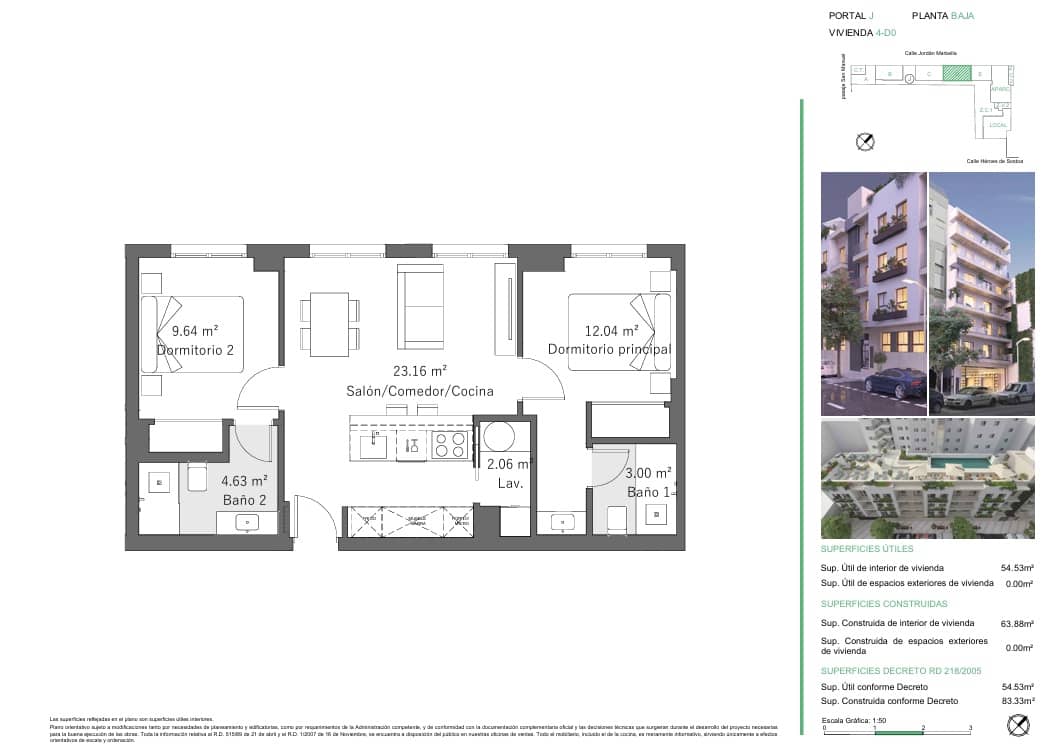 Monolocale in vendita in Malaga citta con piscina garage - 325.000 € (Rif: 9450914)