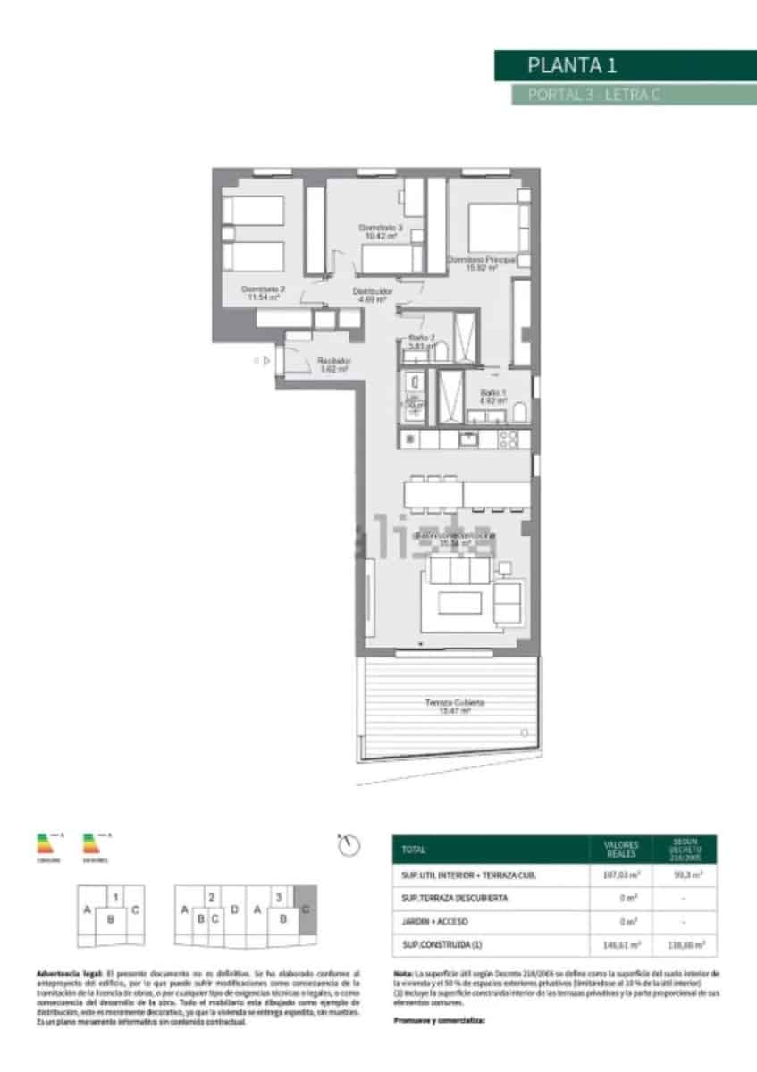 2 slaapkamer Appartement te koop in Mijas Costa met zwembad garage - € 365.000 (Ref: 9450915)