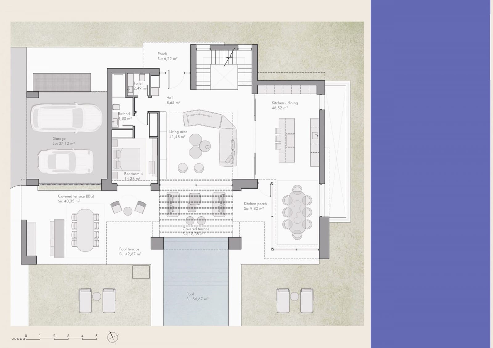 5 camera da letto Villa in vendita in Bel-Air con piscina garage - 2.195.000 € (Rif: 9450919)