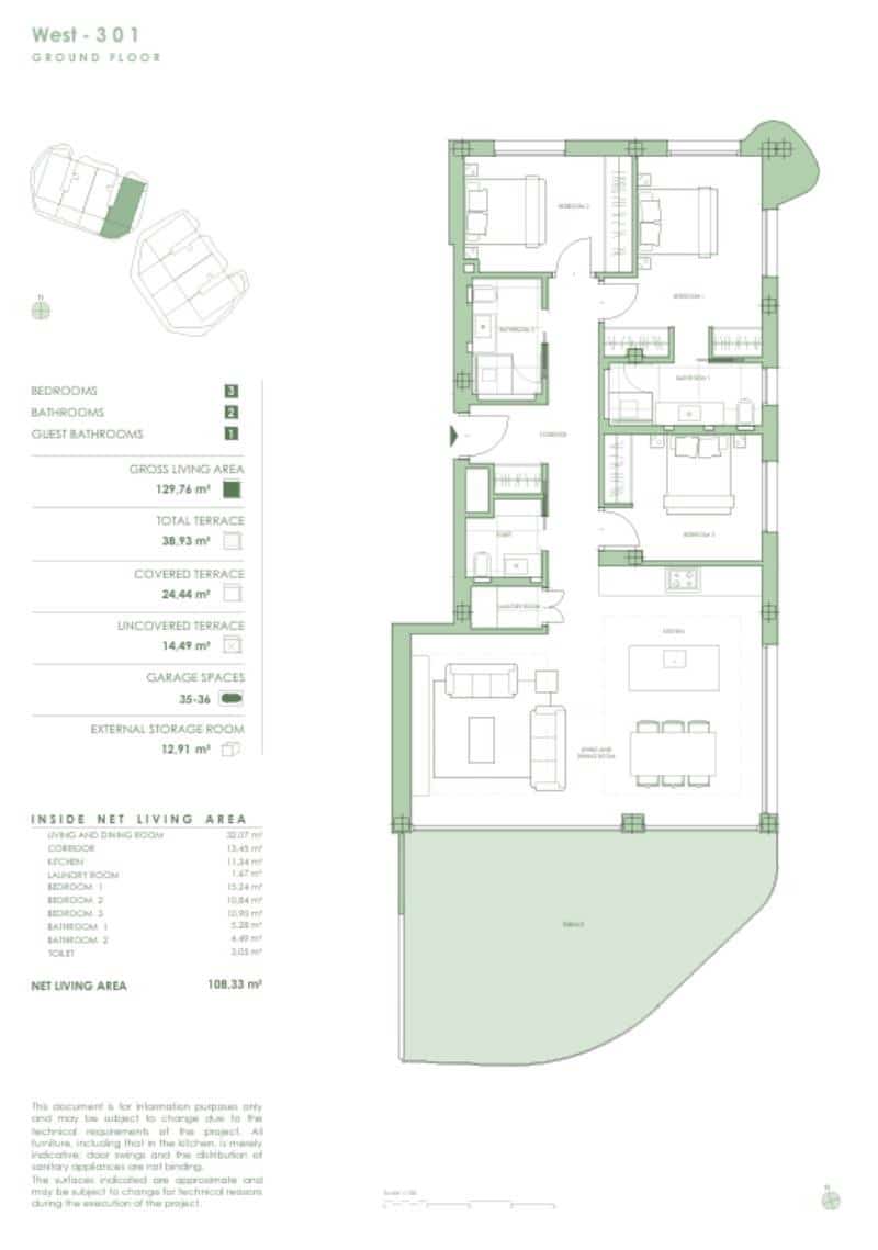 3 camera da letto Appartamento in vendita in Cancelada con piscina garage - 995.000 € (Rif: 9494377)