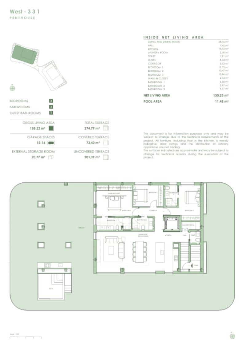 3 bedroom Penthouse for sale in Cancelada with pool garage - € 2,100,000 (Ref: 9494378)