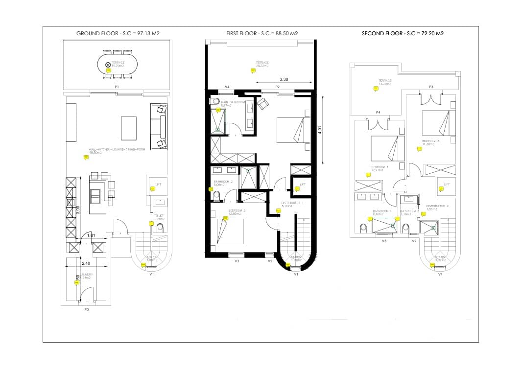 4 bedroom Townhouse for sale in El Velerin with pool garage - € 2,599,000 (Ref: 9494382)