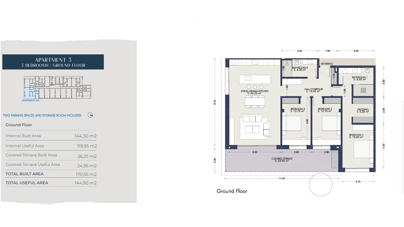 3 camera da letto Appartamento in vendita in San Pedro de Alcantara con garage - 779.000 € (Rif: 9561412)