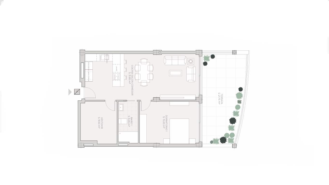Apartamento de 2 habitaciones en Mijas Costa en venta con piscina garaje - 421.000 € (Ref: 9561425)
