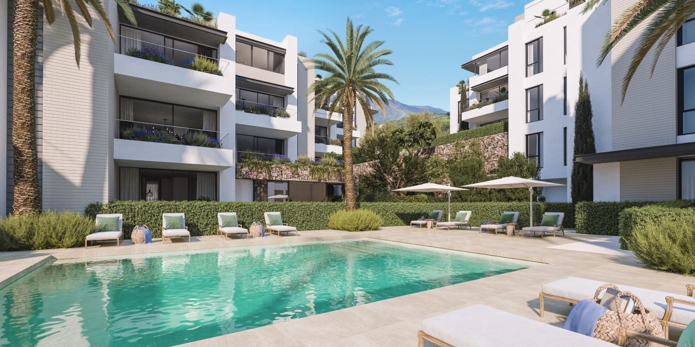 2 makuuhuone Huoneisto myytävänä paikassa Estepona mukana uima-altaan 
autotalli - 445 000 € (Ref: 9568228)