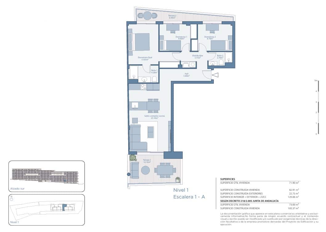 3 camera da letto Appartamento in vendita in Fuengirola con piscina garage - 386.000 € (Rif: 9582454)