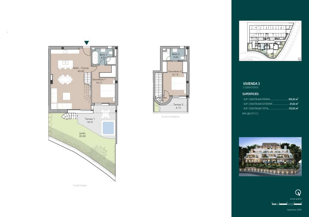 2 soveværelse Penthouse til salg i Marbella med swimmingpool garage - € 1.550.000 (Ref: 9673951)