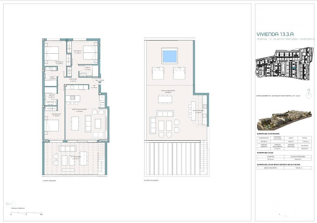 3 quarto Apartamento para venda em Estepona com piscina garagem - 839 000 € (Ref: 9673954)