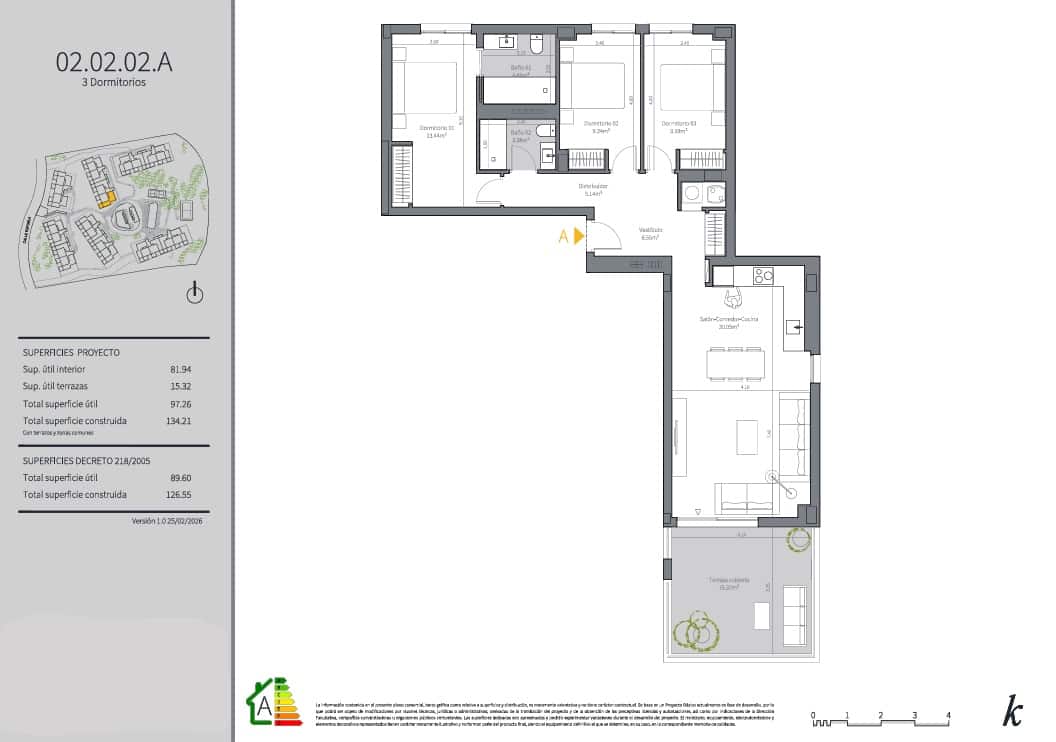 3 bedroom Apartment for sale in Mijas Costa with pool garage - € 415,000 (Ref: 9761842)