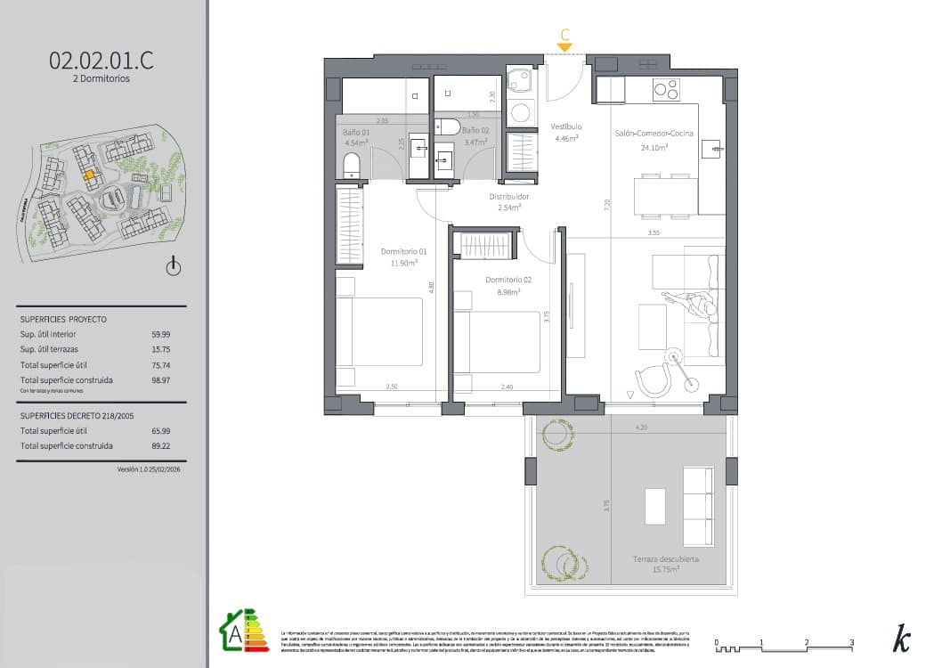 2 slaapkamer Penthouse te koop in Mijas Costa met zwembad garage - € 623.000 (Ref: 9761843)