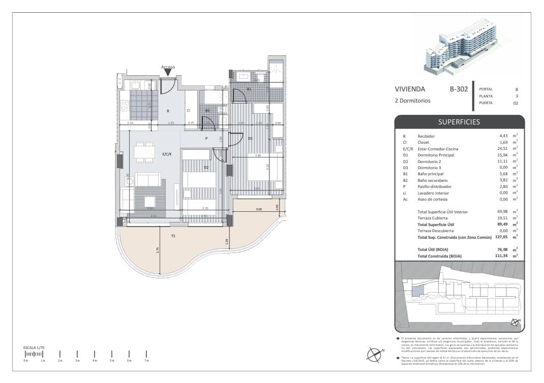 2 soveværelse Lejlighed til salg i Fuengirola med swimmingpool garage - € 520.000 (Ref: 9761848)