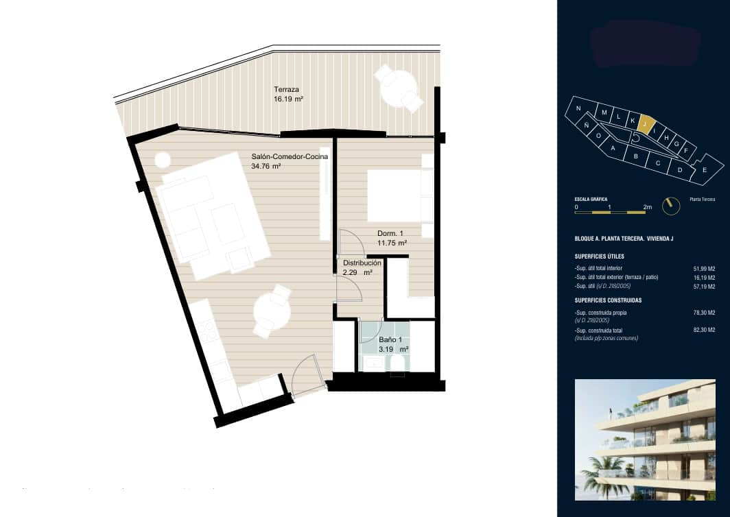 1 soverom Leilighet til salgs i Manilva med svømmebasseng garasje - € 430 000 (Ref: 9761850)