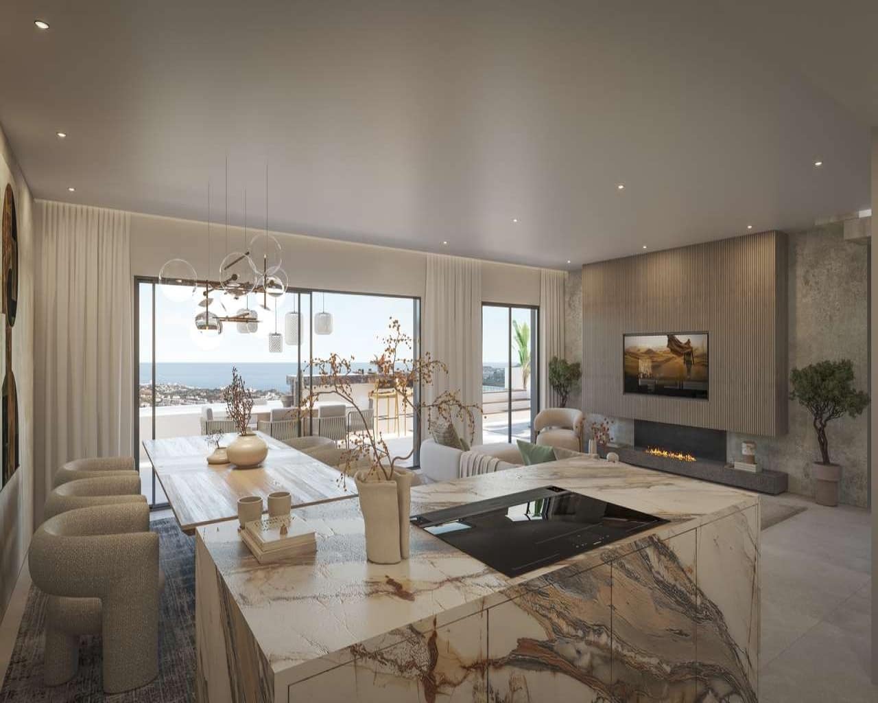 3 Zimmer Apartment zu verkaufen in Benalmadena mit Pool Garage - 682.000 € (Ref: 9799071)