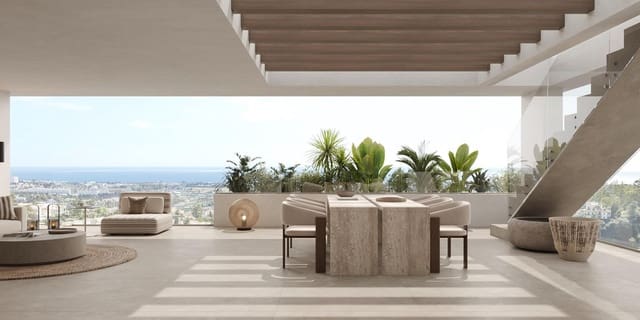 2 sypialnia Penthouse na sprzedaż w Los Llanos, Estepona z basenem garażem - 978 200 € (Ref: 9799082)