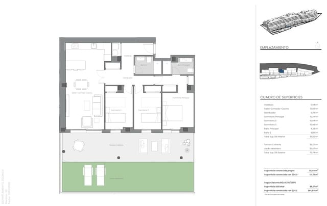 3 soverom Leilighet til salgs i Estepona Golf, Estepona med svømmebasseng garasje - € 460 000 (Ref: 9815757)