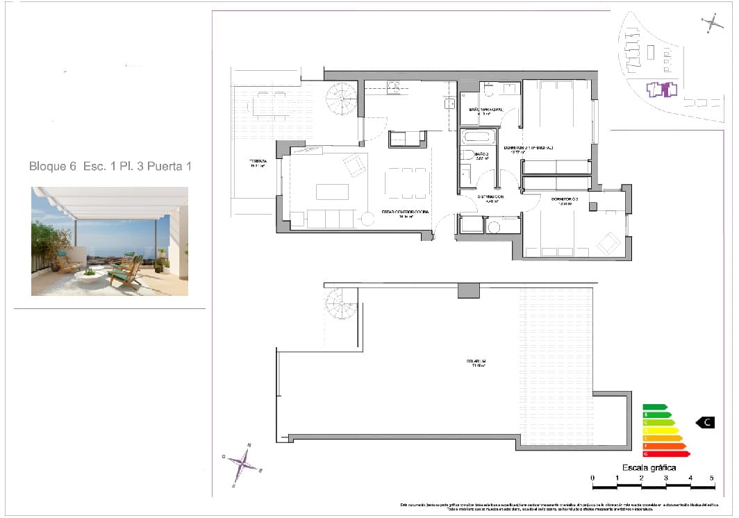 2 bedroom Penthouse for sale in Benalmadena with pool garage - € 545,000 (Ref: 9815761)